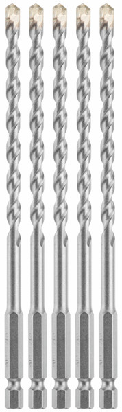 Bosch LBHX0045 5 pc. 1/4 In. X 6 In. Hex Shank Hammer Drill Masonry Bits