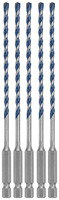 Bosch HCBG0205T 5 pc. 5/32 In. x 6 In. BlueGranite Turbo Carbide Hammer Drill Bits