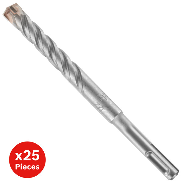 Bosch HC4C2081B25 25 pc. 1/2 In. X 4 In. X 6 In. SDS-plus Bulldog Tough Rotary Hammer Bit