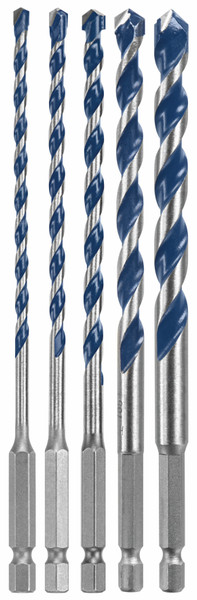 Bosch HCBG501T 5 pc. BlueGranite Turbo Carbide Hammer Drill Bits Set