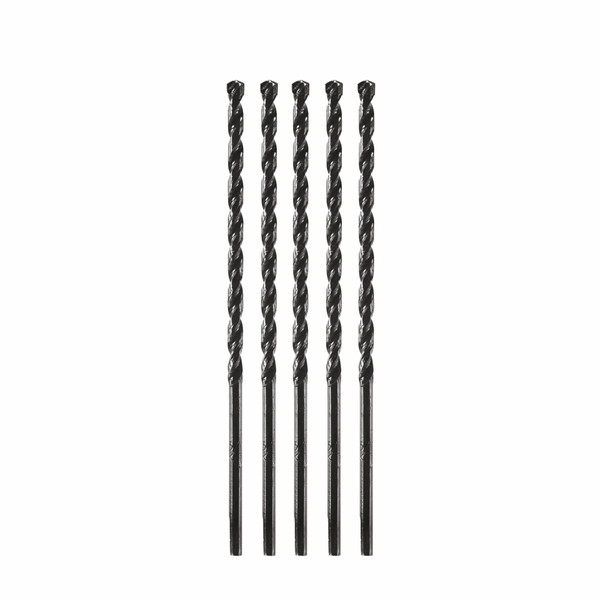 Bosch TC6005 5 pc. 3/16 In. x 5-1/2 In. Flat Shank Hex Masonry Drill Bits