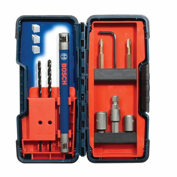 Bosch TC900 9 pc. Flat Shank Drill Bit Set