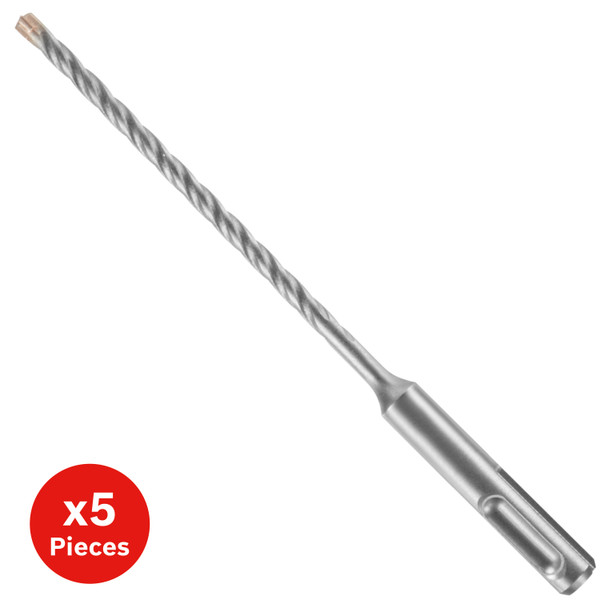 Bosch HC4C2011B5 3/16 In. x 4 In. x 6 In. SDS-plus Bulldog Tough Rotary Hammer Bit - 5 Pack