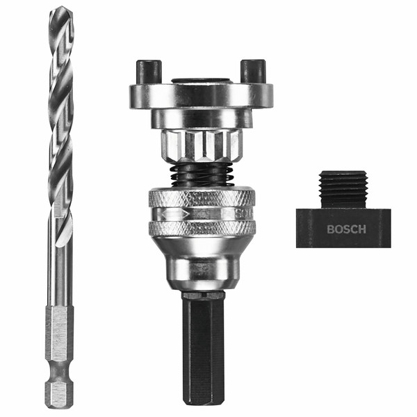 Bosch HSA-HS SpinLOCK Universal Arbor with High-Speed Steel Pilot Bit