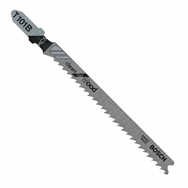 Bosch T101B100 100 pc. 4 In. 10V TPI Clean Wood Cutting T-Shank Jig Saw Blades