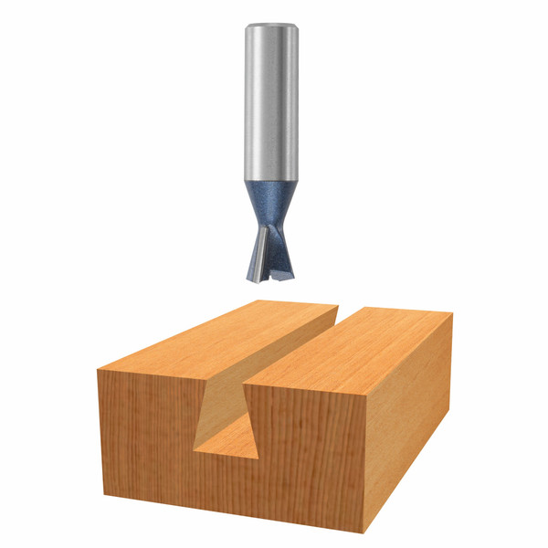 Bosch 84706M 9° x 3/8 In. Carbide Tipped Dovetail Bit