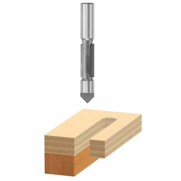 Bosch 85429M 1/2 In. x 1-3/16 In. Carbide Tipped 2-Flute Pilot Panel Bit