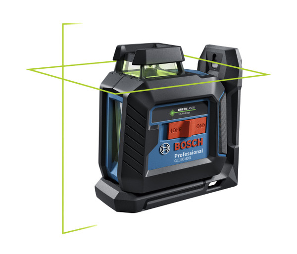 Bosch GLL50-40G Green-Beam Self-Leveling 360° Cross-Line Laser