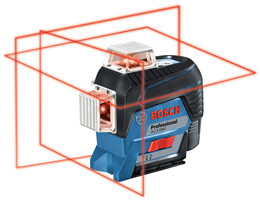 Bosch GLL3-330C 12V Max 360? Connected Three-Plane Leveling and Alignment-Line Laser Kit with (1) 2.0 Ah Battery