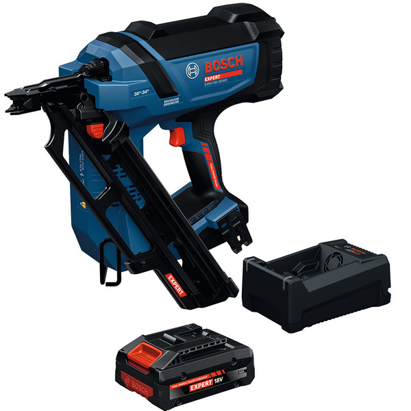 Bosch EXNH18V-90MDB14 Expert Framing Nailer Kit