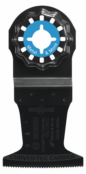 Bosch OSL134CC 1-3/4 In. Starlock Oscillating Multi-Tool Curved-Tec Carbide Extreme Plunge Blade