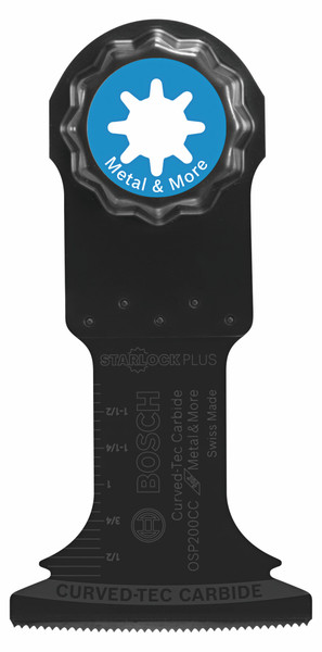 Bosch OSP200CC 2 In. StarlockPlus Oscillating Multi-Tool Curved-Tec Carbide Extreme Plunge Blade