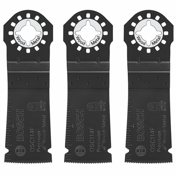 Bosch OSC114F-3 1-1/4 In. Multi-Tool Bi-Metal Precision Plunge Cut Blade 3 Pk.
