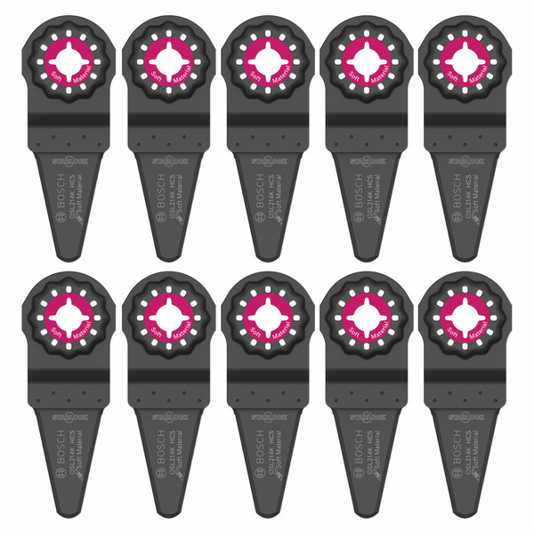 Bosch OSL214K-10 2-1/4 In. Starlock Oscillating Multi Tool Caulk Knife Blade 10 pk.