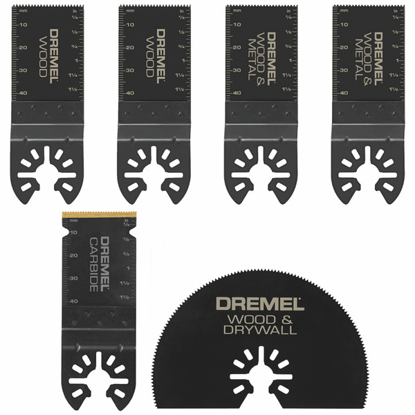 Dremel MM399 Oscillating Cutting Blade Assortment 6 Piece