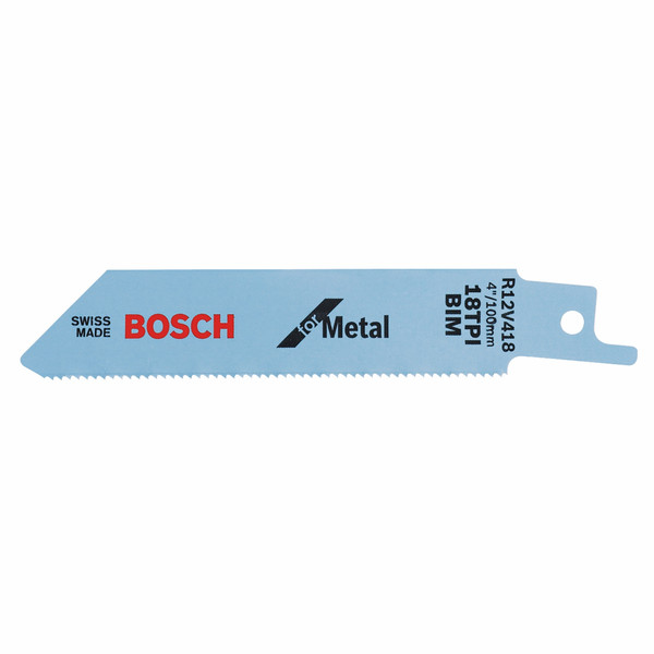 Bosch R12V418B 500 pc. 4 In. 18 TPI Metal Reciprocating Saw Blades (Bulk)