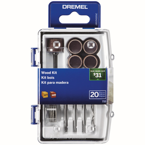 Dremel 733-01 20-Piece Wood Working Accessory Kit