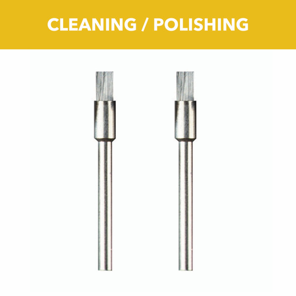 Dremel 443-02 1/8 In. Carbon Steel Brushes