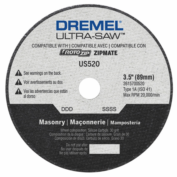 Dremel US520-01 Ultra-Saw 3.5 In. Masonry Cut-Off Wheel