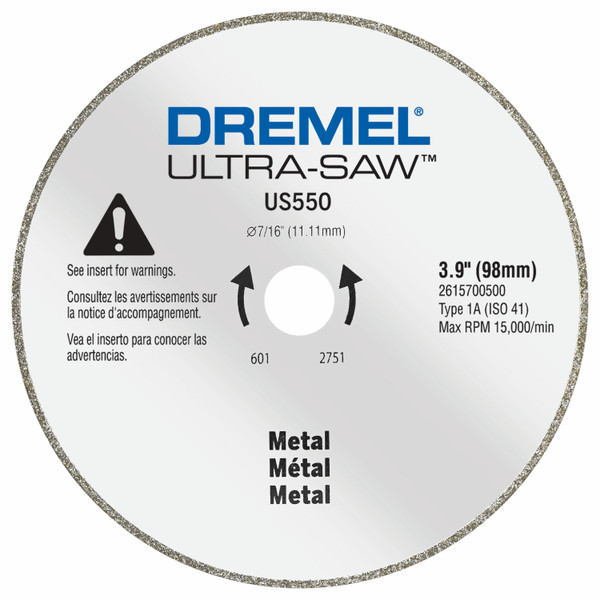 Dremel US550-01 Ultra-Saw 4 In. Diamond Grit Metal Cutting Wheel