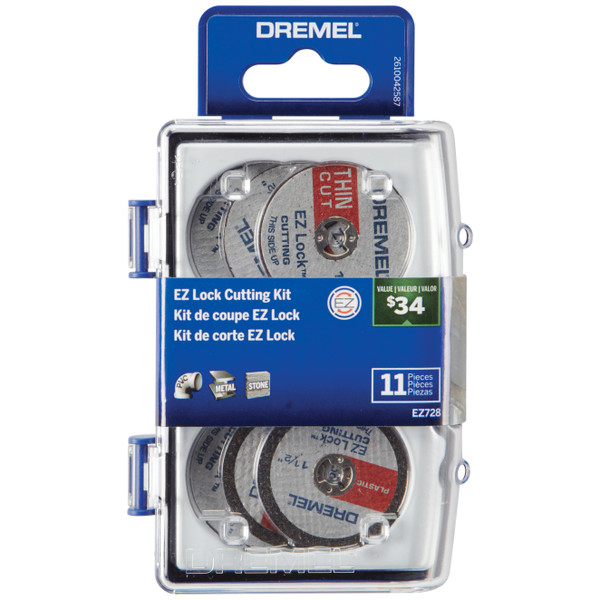 Dremel EZ728-01 11-Piece EZ Lock Cutting Accessory Micro Kit