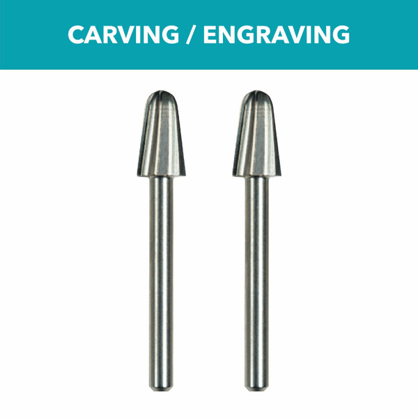 Dremel 117 1/4 In. (6.4 mm) Carving Bit