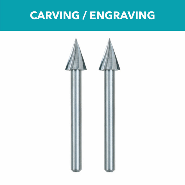Dremel 125 1/4 In. (6.4 mm) Carving Bits