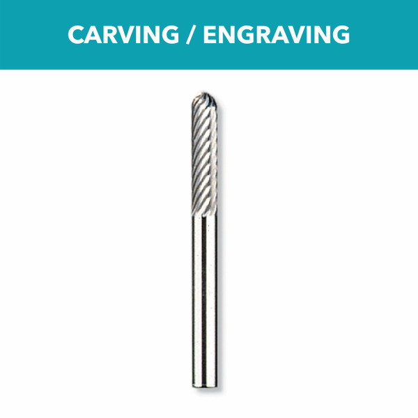 Dremel 9903 1/8 In. Tungsten Carbide Carving Bit
