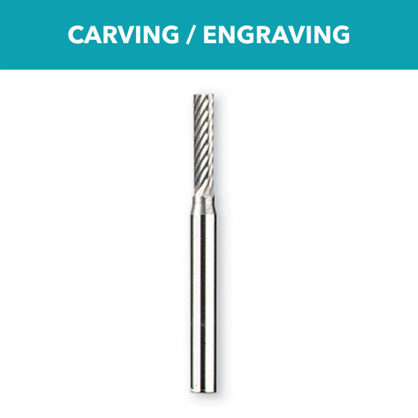 Dremel 9902 3/32 In. (2.4 mm) Tungsten Carbide Carving Bit