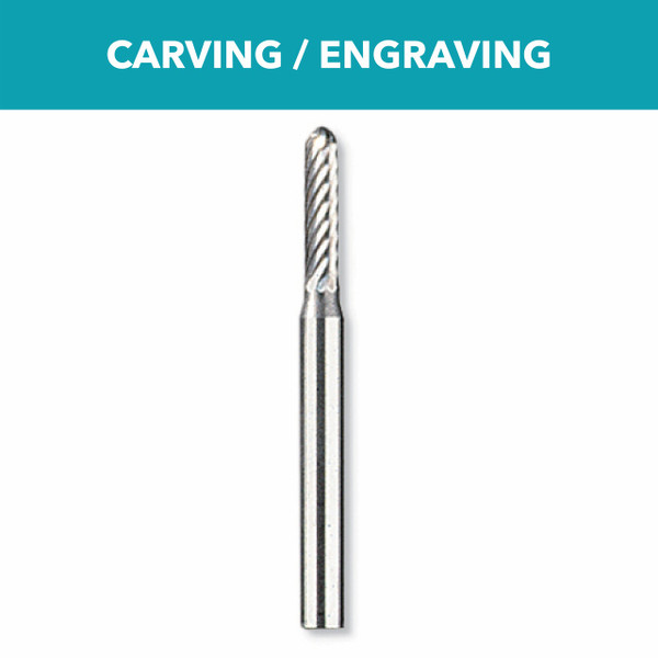 Dremel 9904 3/32 In. Tungsten Carbide Carving Bit