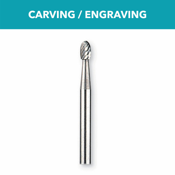 Dremel 9906 1/8 In. Tungsten Carbide Carving Bit