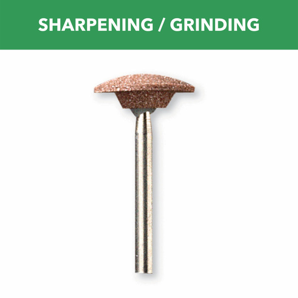 Dremel 971 5/8 In. (15.9 mm) Aluminum Oxide Grinding Stone