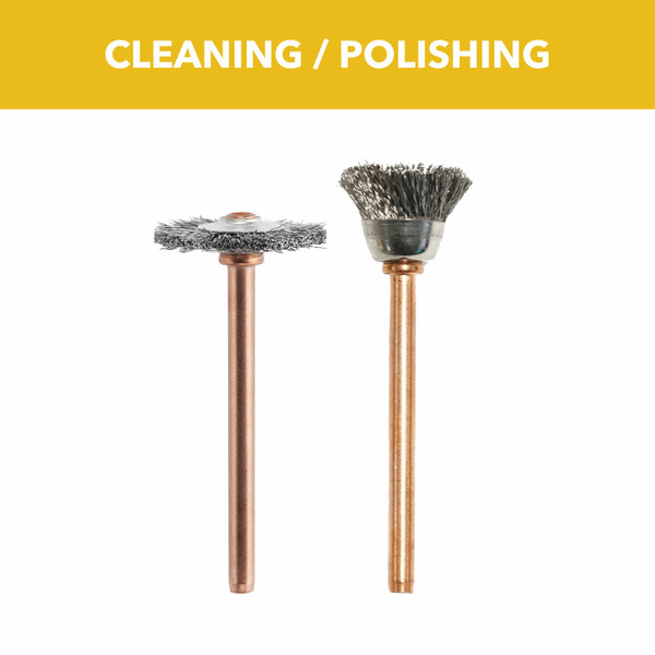 Dremel 448 Stainless Steel Brush 2-Piece Set