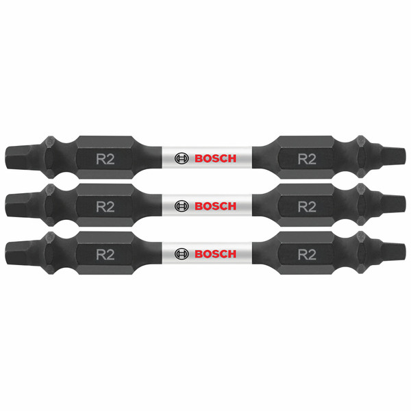 Bosch ITDESQ22503 3 pc. Impact Tough 2.5 In. Square #2 Double-Ended Bits