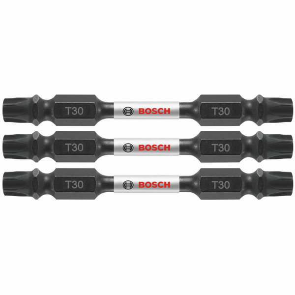 Bosch ITDET302503 3 pc. Impact Tough 2.5 In. Torx #30 Double-Ended Bits