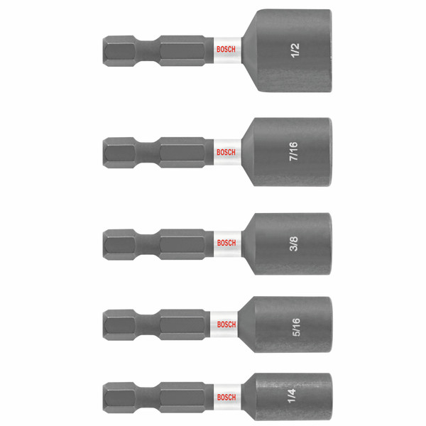 Bosch ITNSV105 5 pc. Impact Tough 1-7/8 In. Nutsetter Set