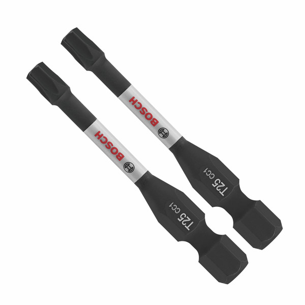 Bosch ITDT25202 2 pc. Driven 2 In. Impact Torx #25 Power Bits