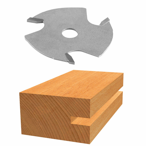 Bosch 85526M 1/16 In. Carbide Tipped 3-Wing Slotting Cutter Bit