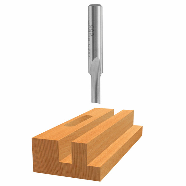 Bosch 85092 1/8 In. x 5/16 In. High Speed Steel 1-Flute Straight Bit