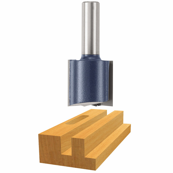 Bosch 85469M 1-1/2 In. x 1-1/4 In. Carbide Tipped 2-Flute Straight Bit