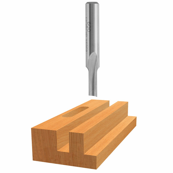 Bosch 85152B100 100 pc. 1/8 In. x 5/8 In. High Speed Steel 1-Flute Straight Bits