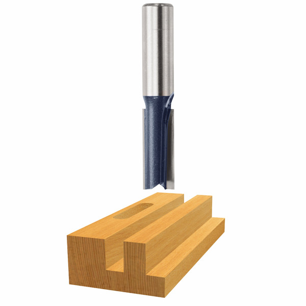 Bosch 85255M 7/16 In. x 1-1/4 In. Carbide Tipped 2-Flute Straight Bit
