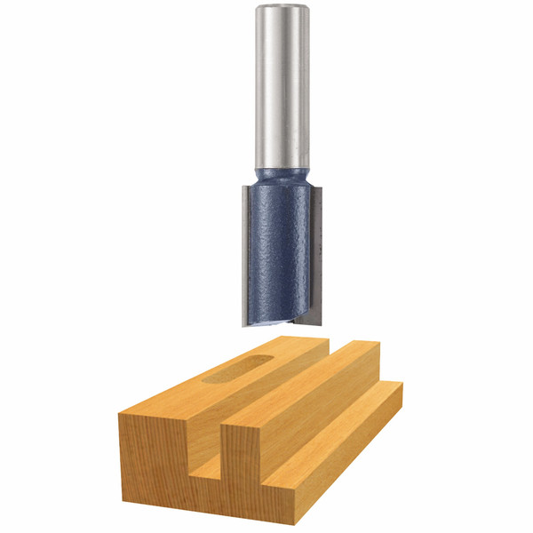 Bosch 85259M 21/32 In. x 1-1/4 In. Carbide Tipped 2-Flute Straight Bit
