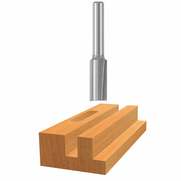 Bosch 85181 5/16 In. x 1-1/8 In. High Speed Steel 2-Flute Straight Bit
