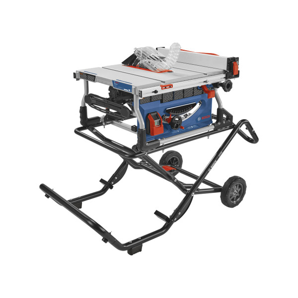Bosch GTS15-10 10 In. Jobsite Table Saw with Gravity-Rise Wheeled Stand