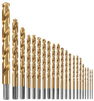 Bosch TI21A 21 pc. Titanium Nitride Coated Metal Drill Bit Set