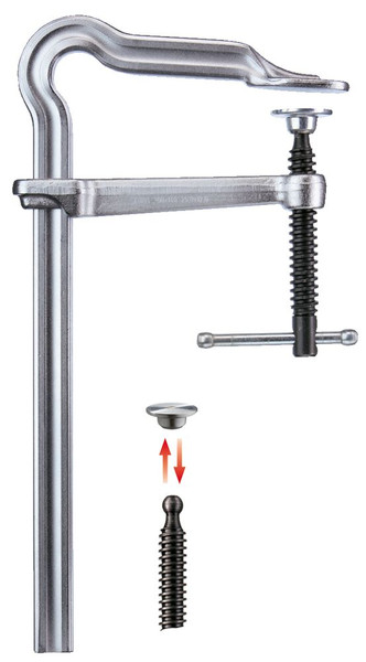Bessey RSC-12 F-clamp, 12 x 5-1/2 In., 1100 Lb. (2 Pack)