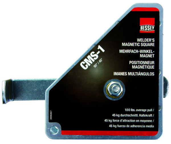 Bessey CMS-1 Magnetic square, chunky, 100 Lb. (6 Pack)