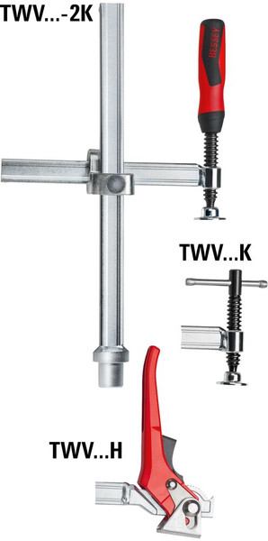 Bessey TWV16-20-15-2K Clamp, variable, composite, 16mm