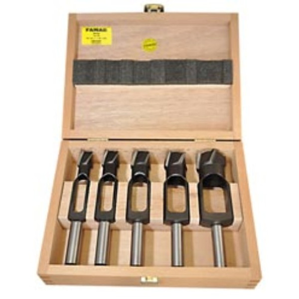 Alfa Tools 5PC . TENON AND PLUG CUTTER SET